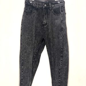 Grey Cuffed Jeans